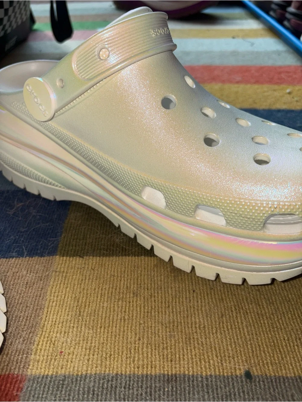 Crocs LIL NAS X MEGA CRUSH CLOG White Unisex Slip On Mens 12